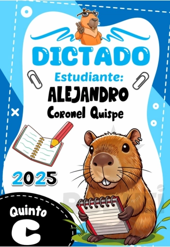 Capibara Dictado Caratula Boy